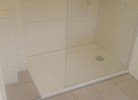 hochwertige Dusche mit Glaswand